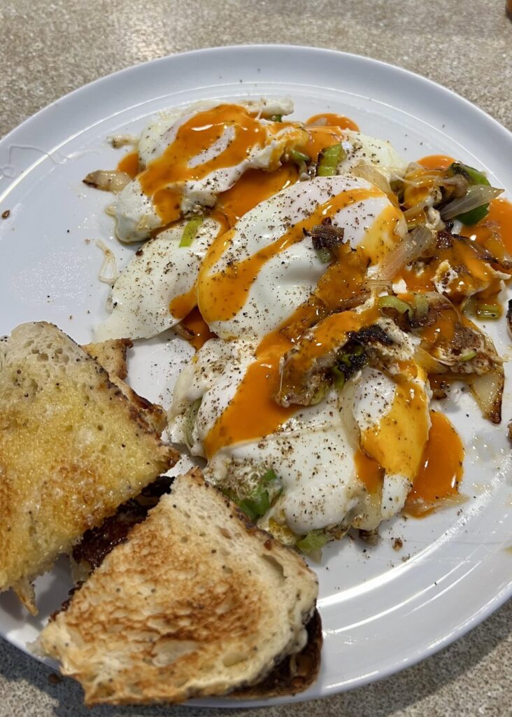 I think I have a problem, I’m doing 1 whole onion and 3 eggs every single day