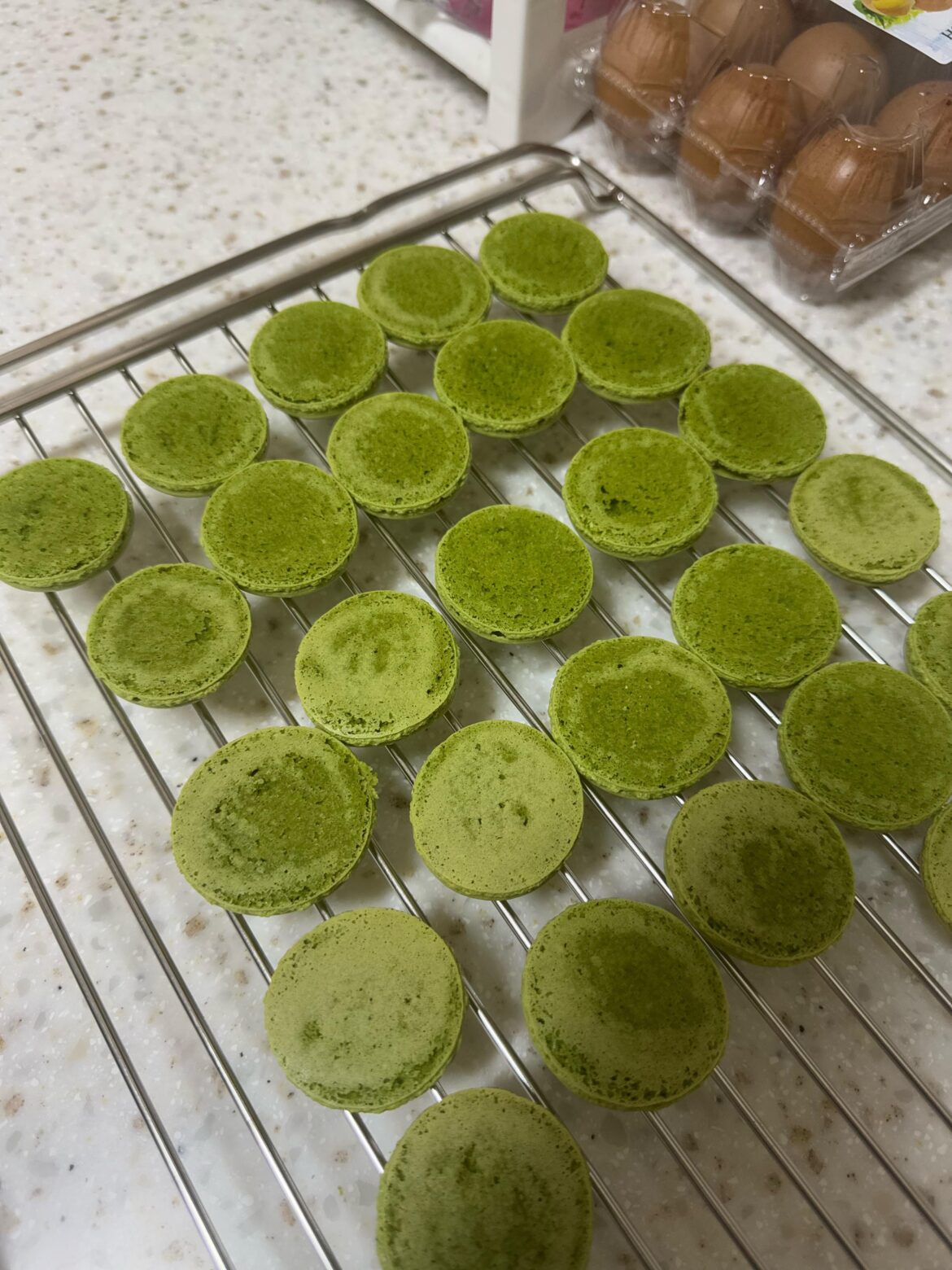 are my macarons undercooked?