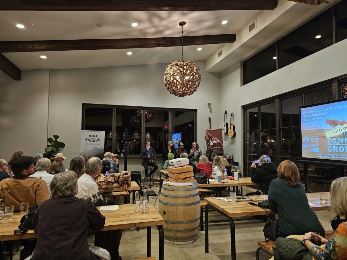 This was an inspiring event at Vista Brewing.  I hope our community will continue to lead the way in local, sustainable, and regenerative agriculture.