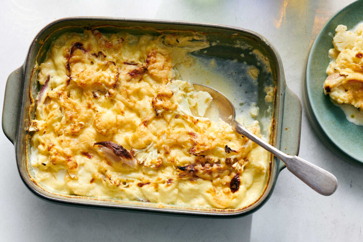 Cheesy Baked Cauliflower