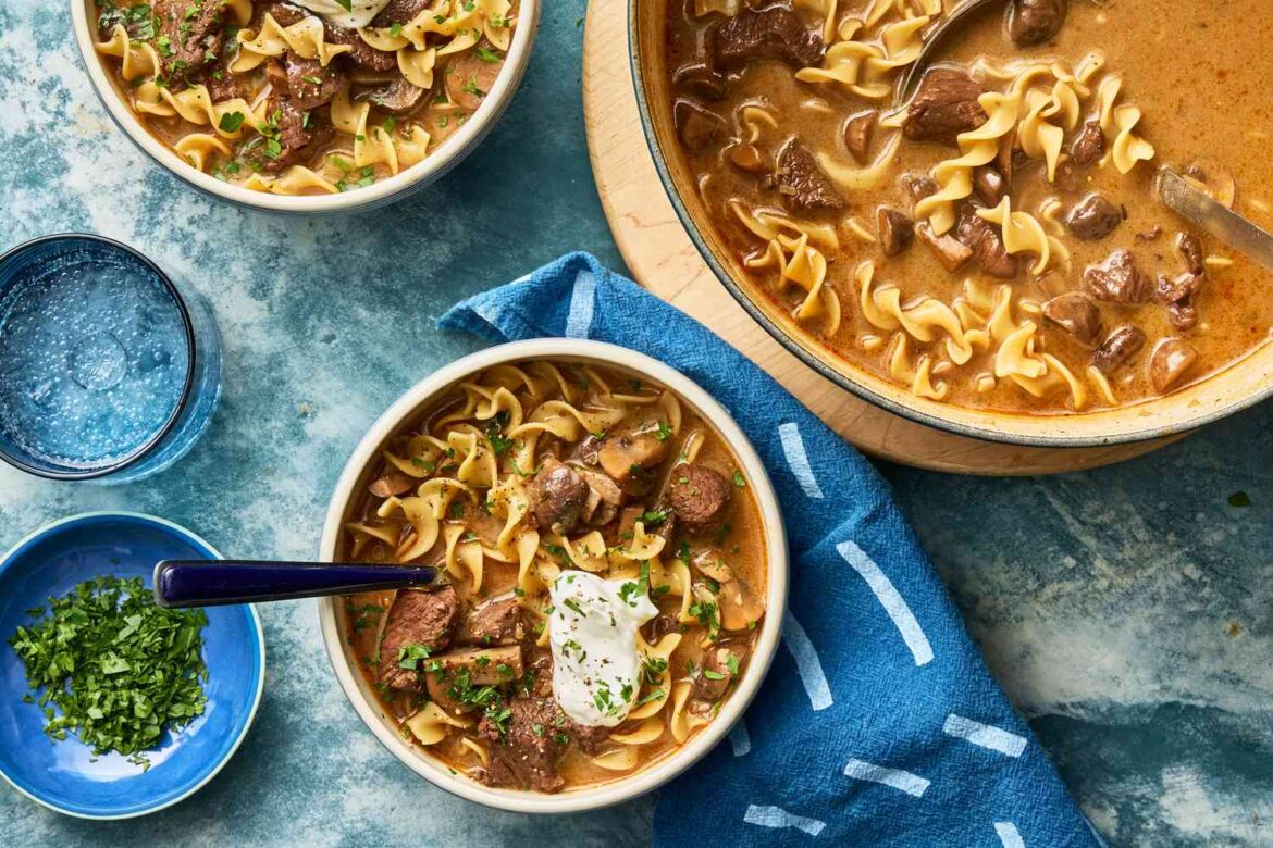 Beef Stroganoff Soup Recipe