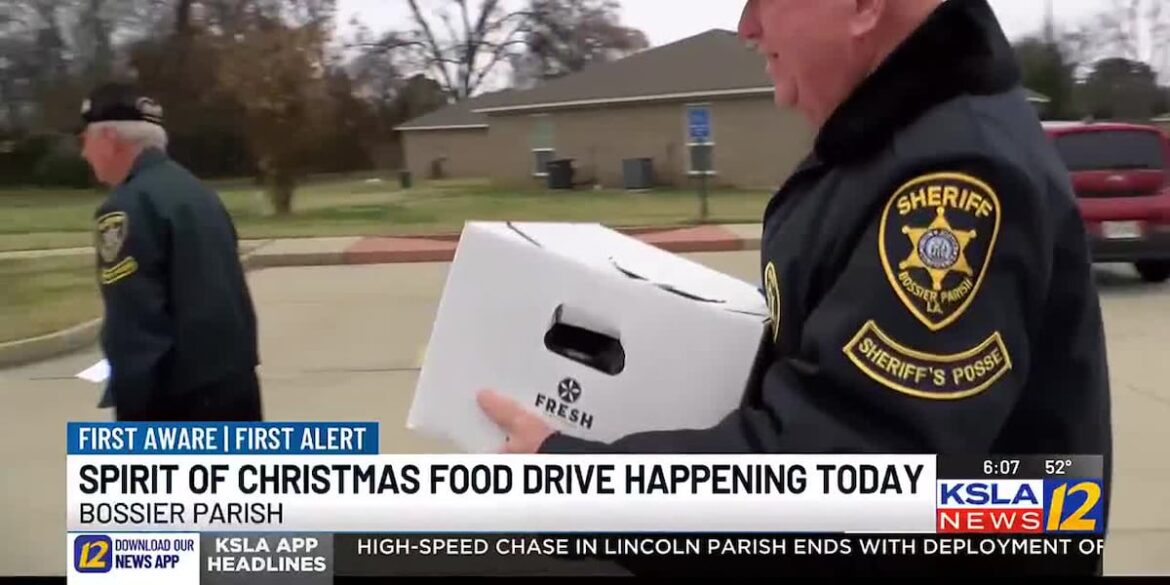 Bossier sheriff’s deputies deliver food boxes for annual Spirit of Christmas