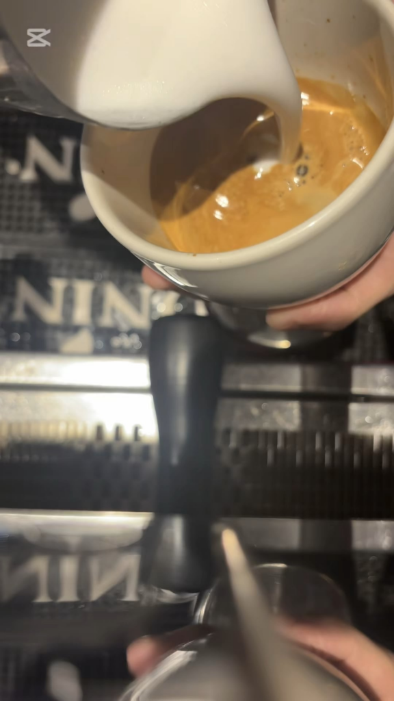 Do you like my latte art?