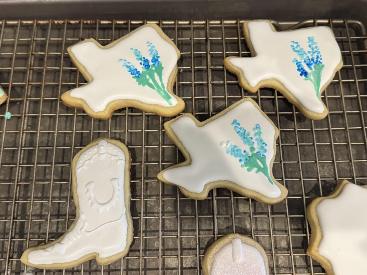 My first cookies! Thanks for all your wisdom!