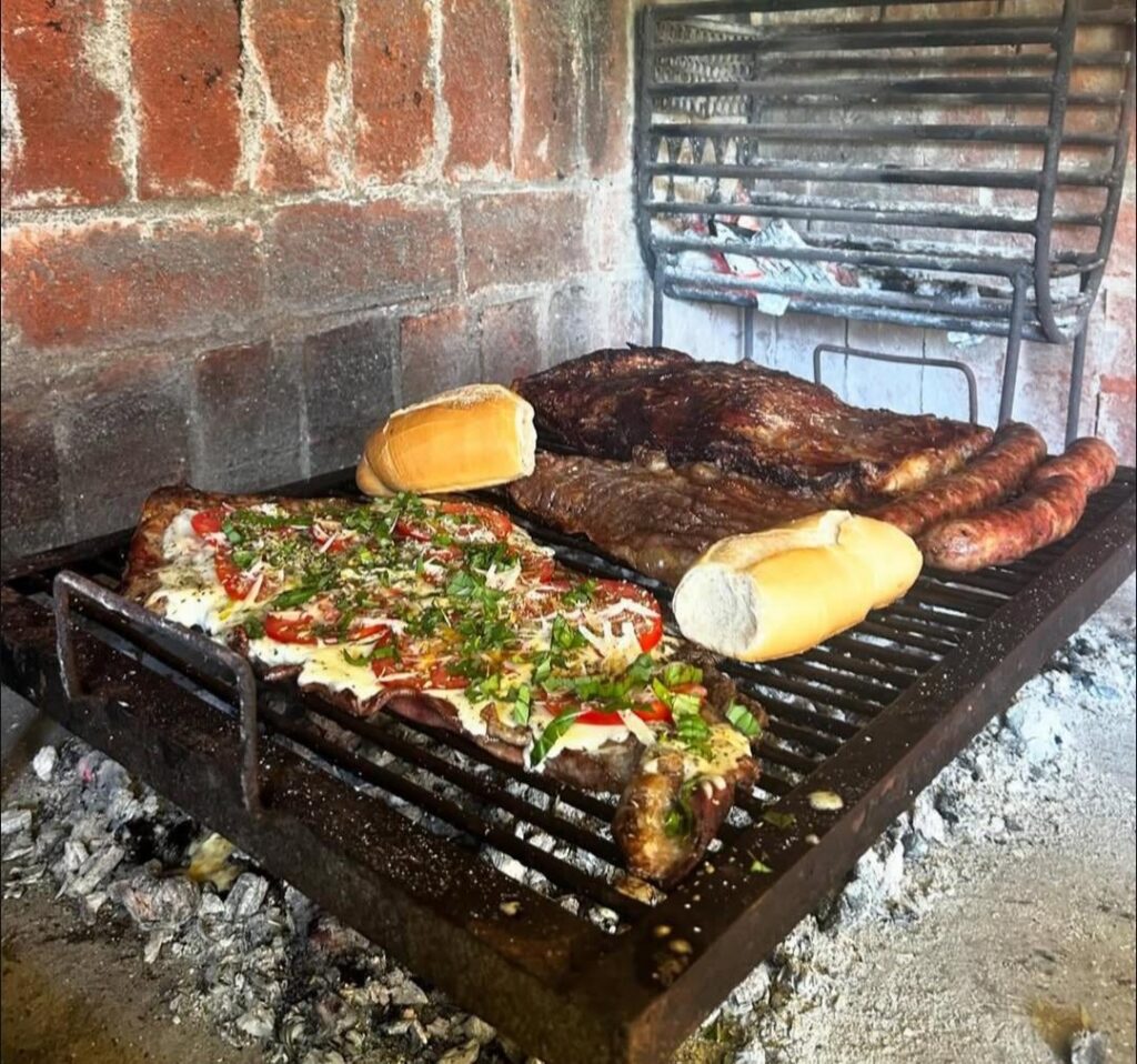 domingo con la familia, vacio y matambre a la pizza