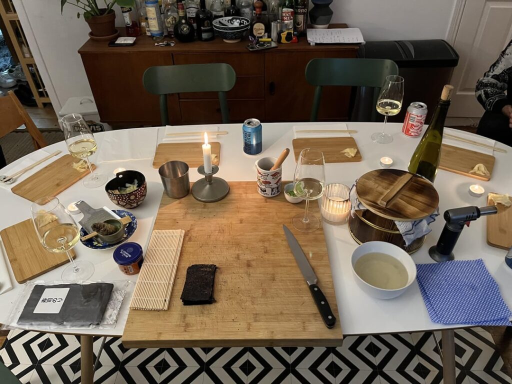 Dropped senior corporate job to pursue sushi career?