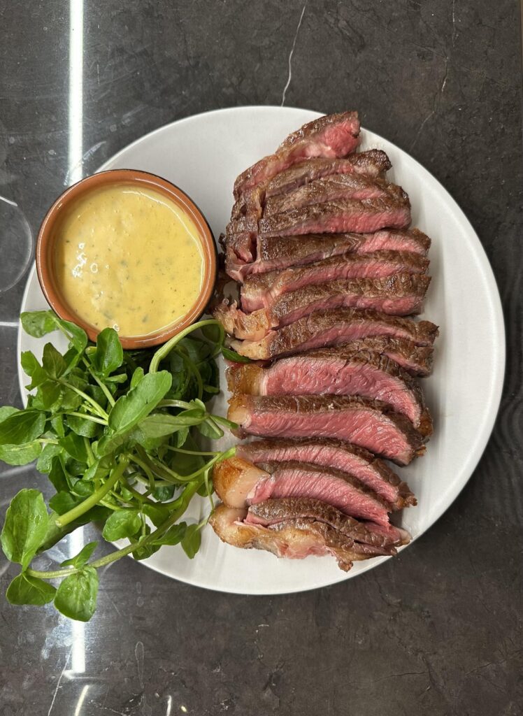 Sirloin with homemade béarnaise… how did I do?