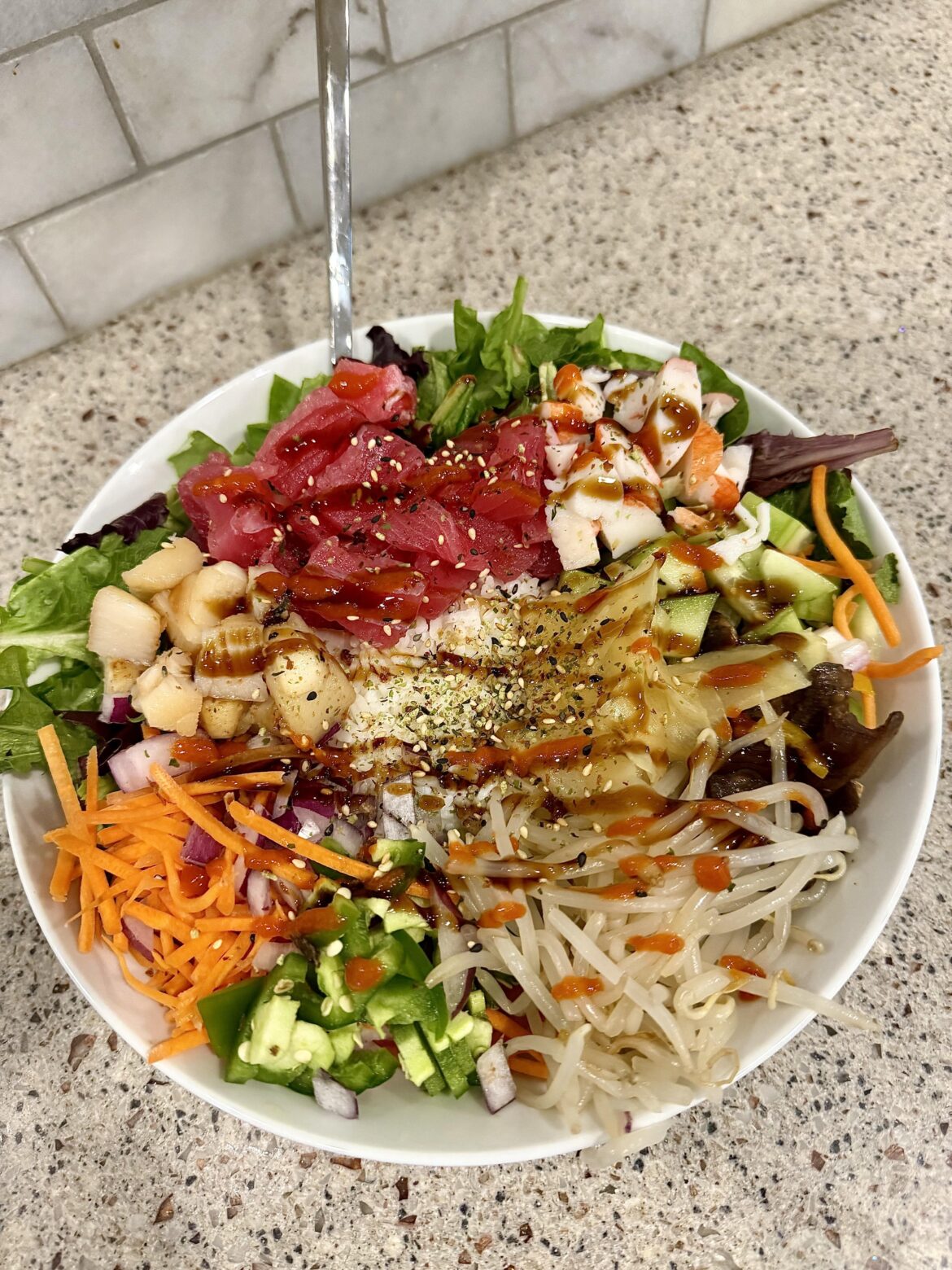 A little homemade sushi/poke bowl I made 😊