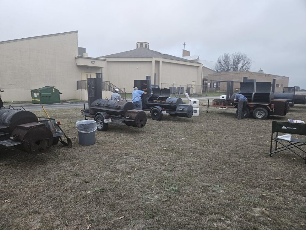 The annual BBQ superbowl fundraiser.