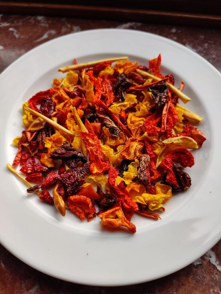 Dried my peppers and made some chili powder