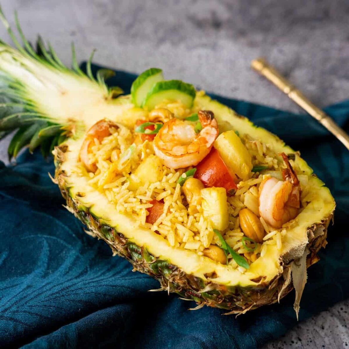 please help me find pineapple fried rice like the one in this picture