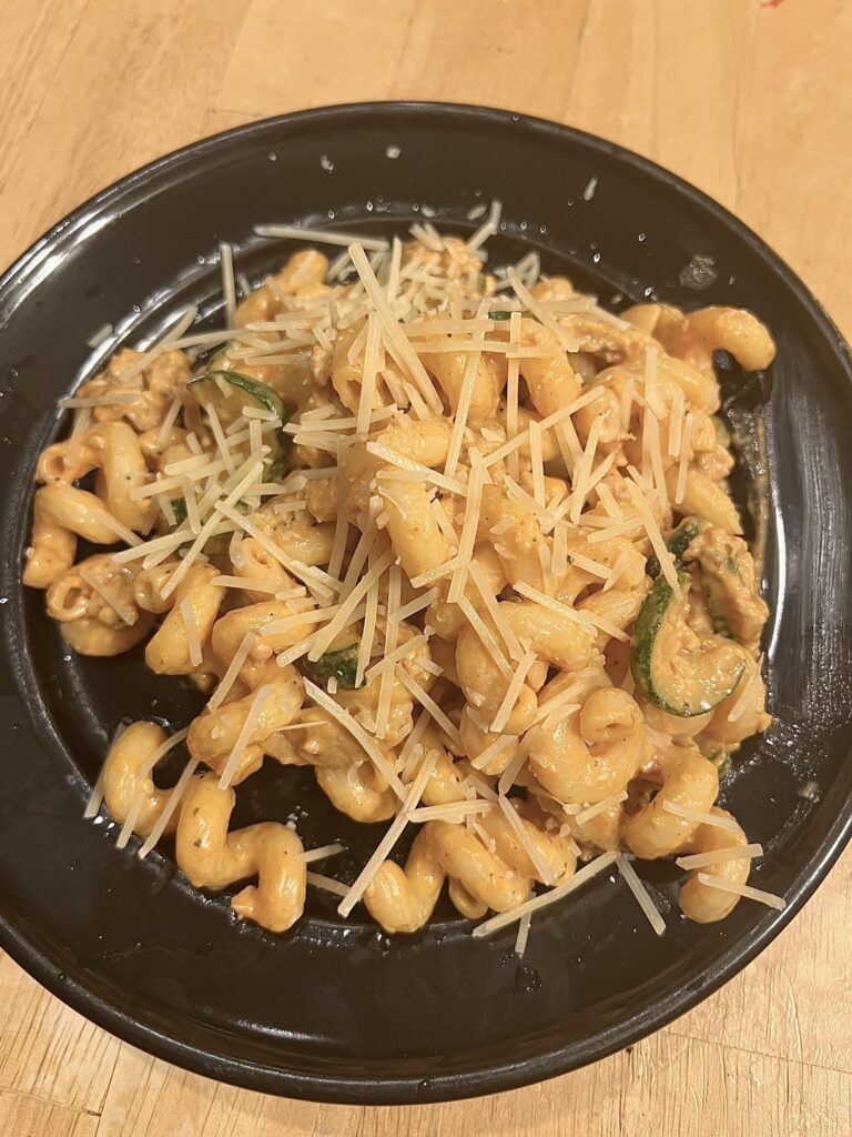 chicken sausage rigatoni (cavatappi) rosa chicken sausage rigatoni (cavatappi) rosa