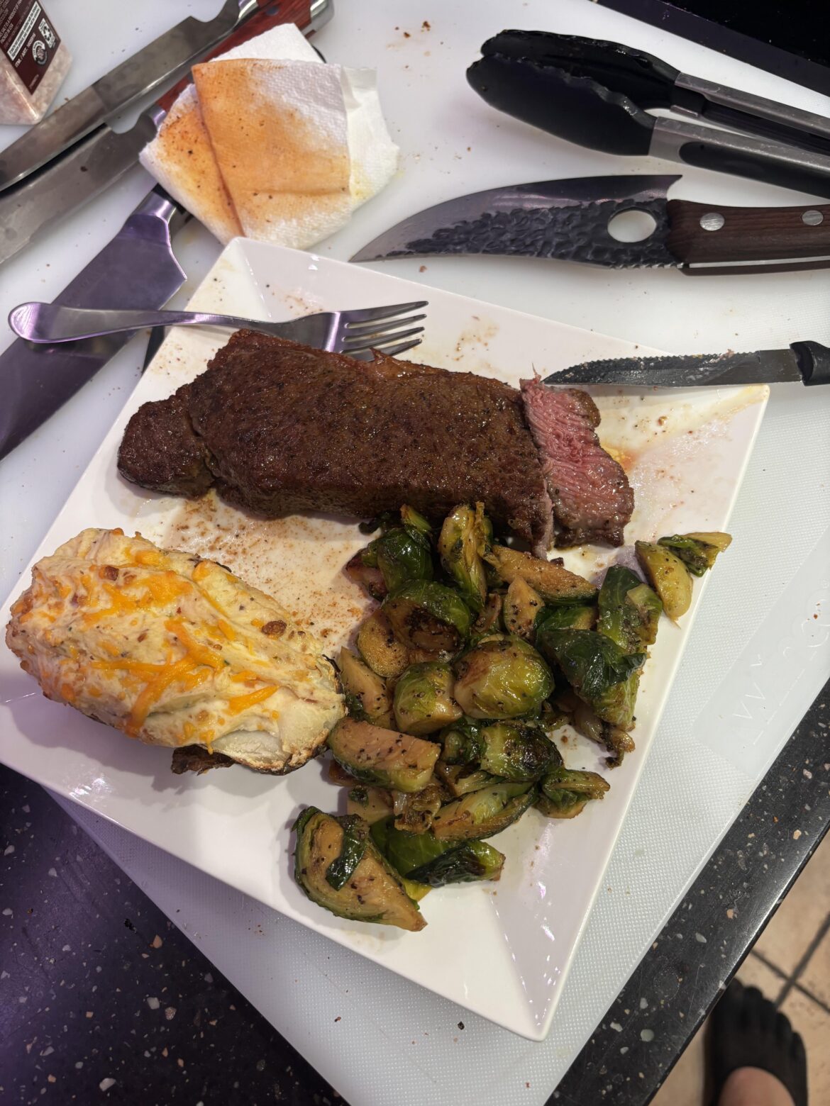 New York strip tonight!