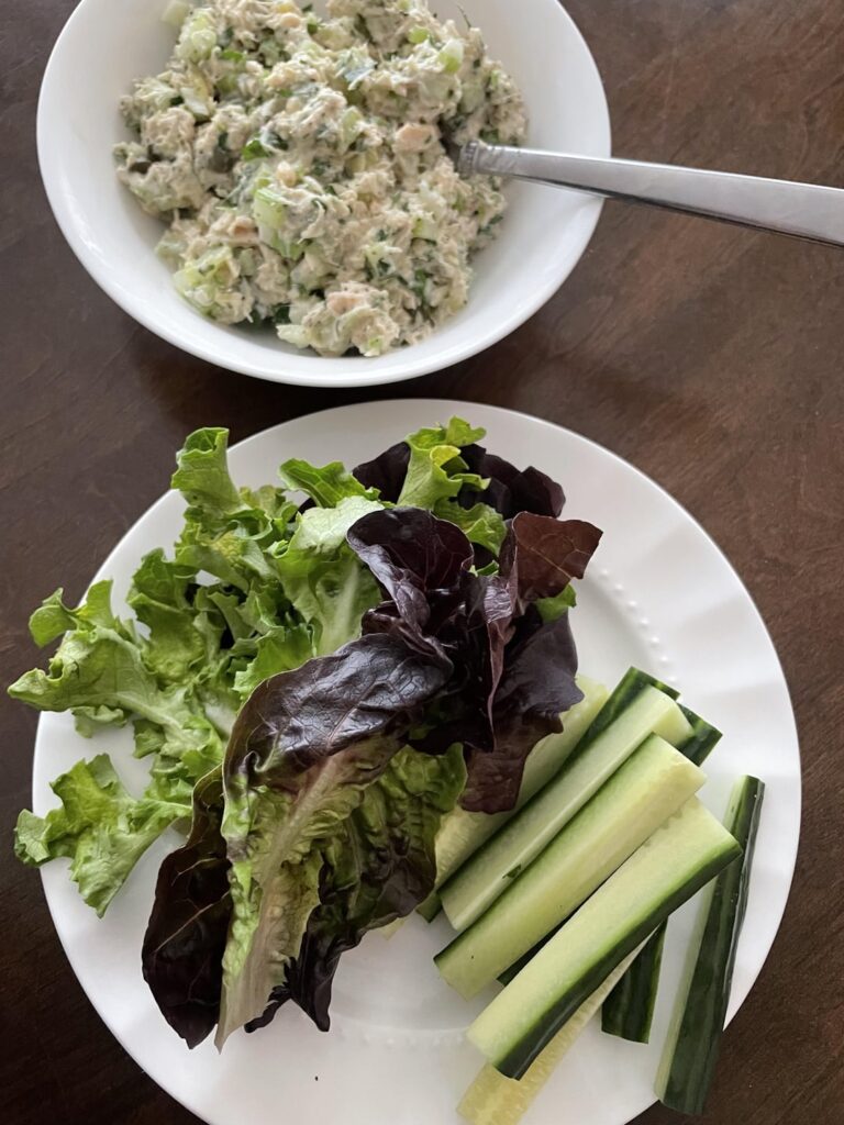 Tuna for lunch 💚 162 cal