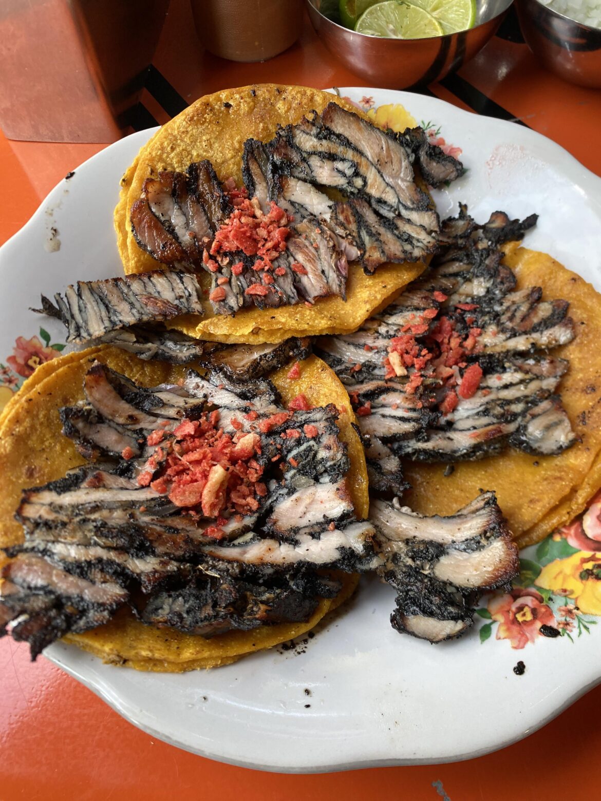 Tacos Al Pastor Trompo Negro