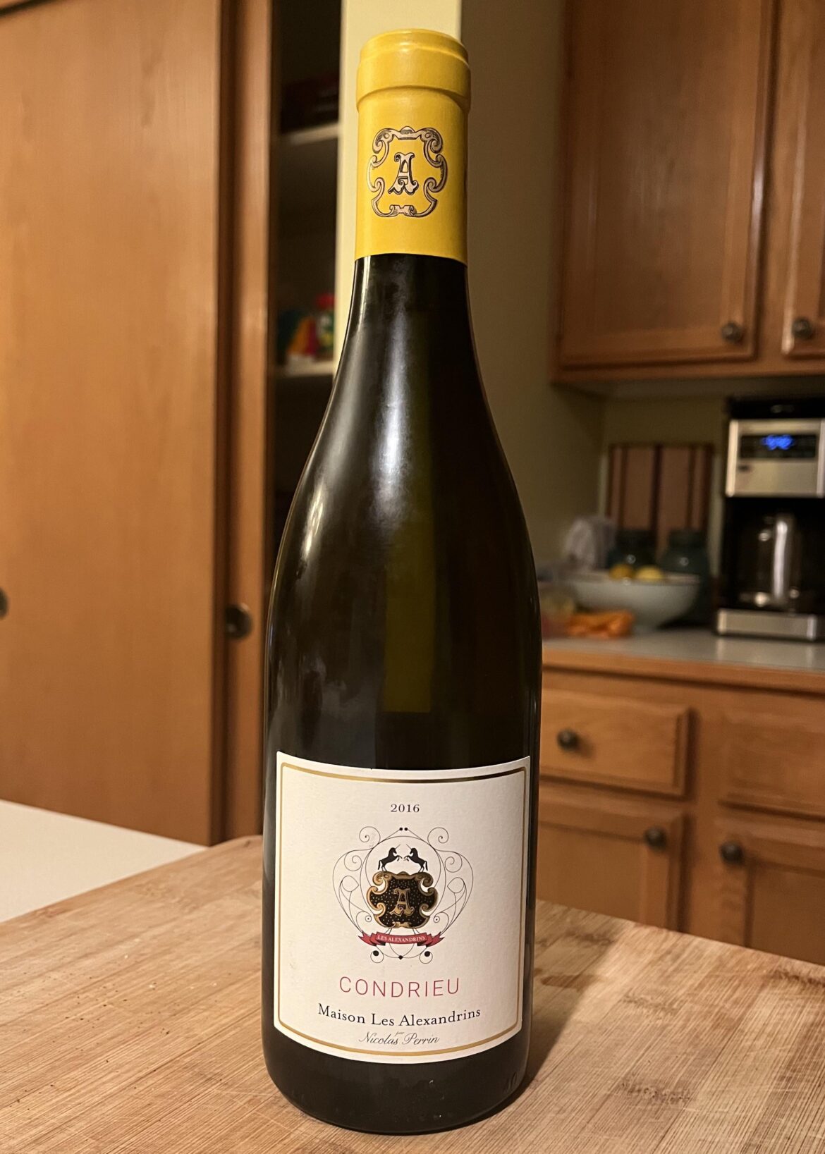 I start a new job tomorrow so I celebrated with a 2016 Condrieu