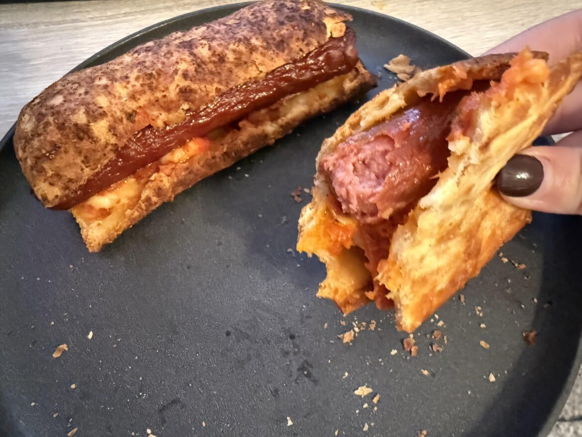 we’re snowed in and we don’t have real food in the house so lunch today is hot dogs in hot pockets (and maybe dinner too)