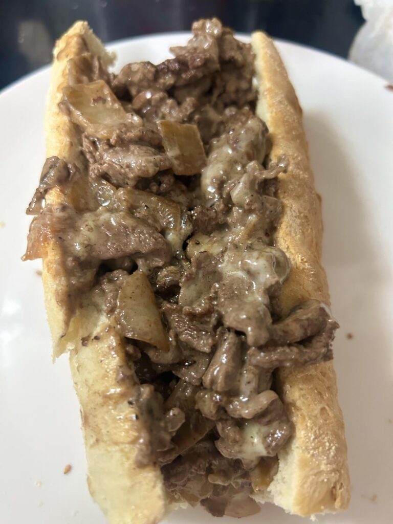 Homemade cheesesteaks with Cooper’s sharp and homemade rolls Homemade cheesesteaks with Cooper’s sharp and homemade rolls