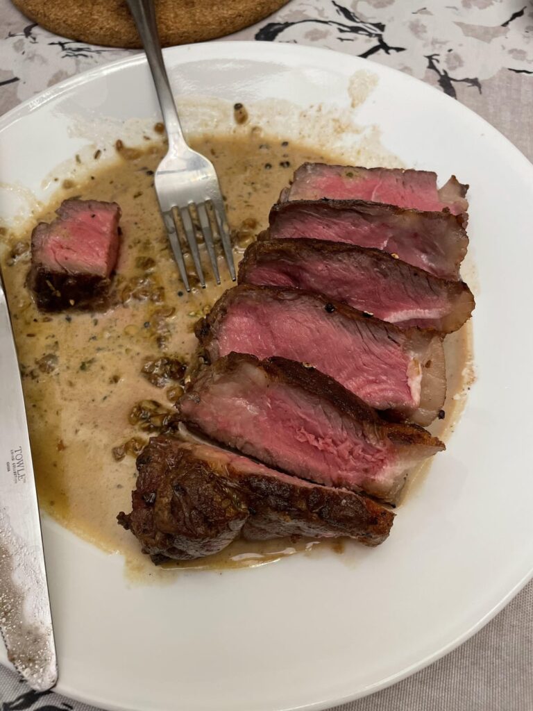 Night ruined after the person I made this steak for called it raw