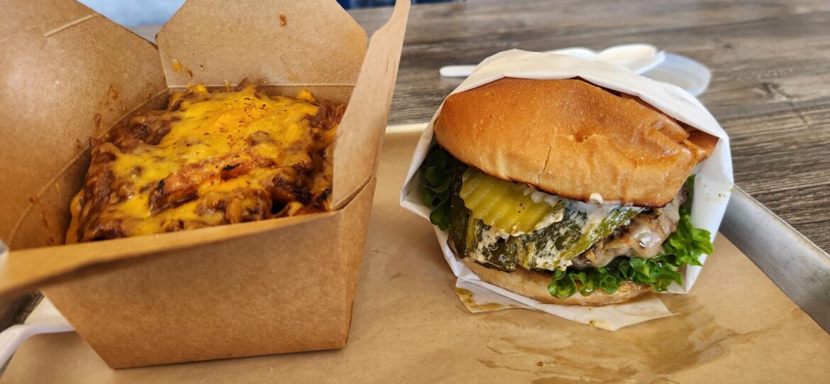 Apollo Restaurant in Victorville, CA - The Mexican Burger and Chili Cheese Fries - 7 out of 10