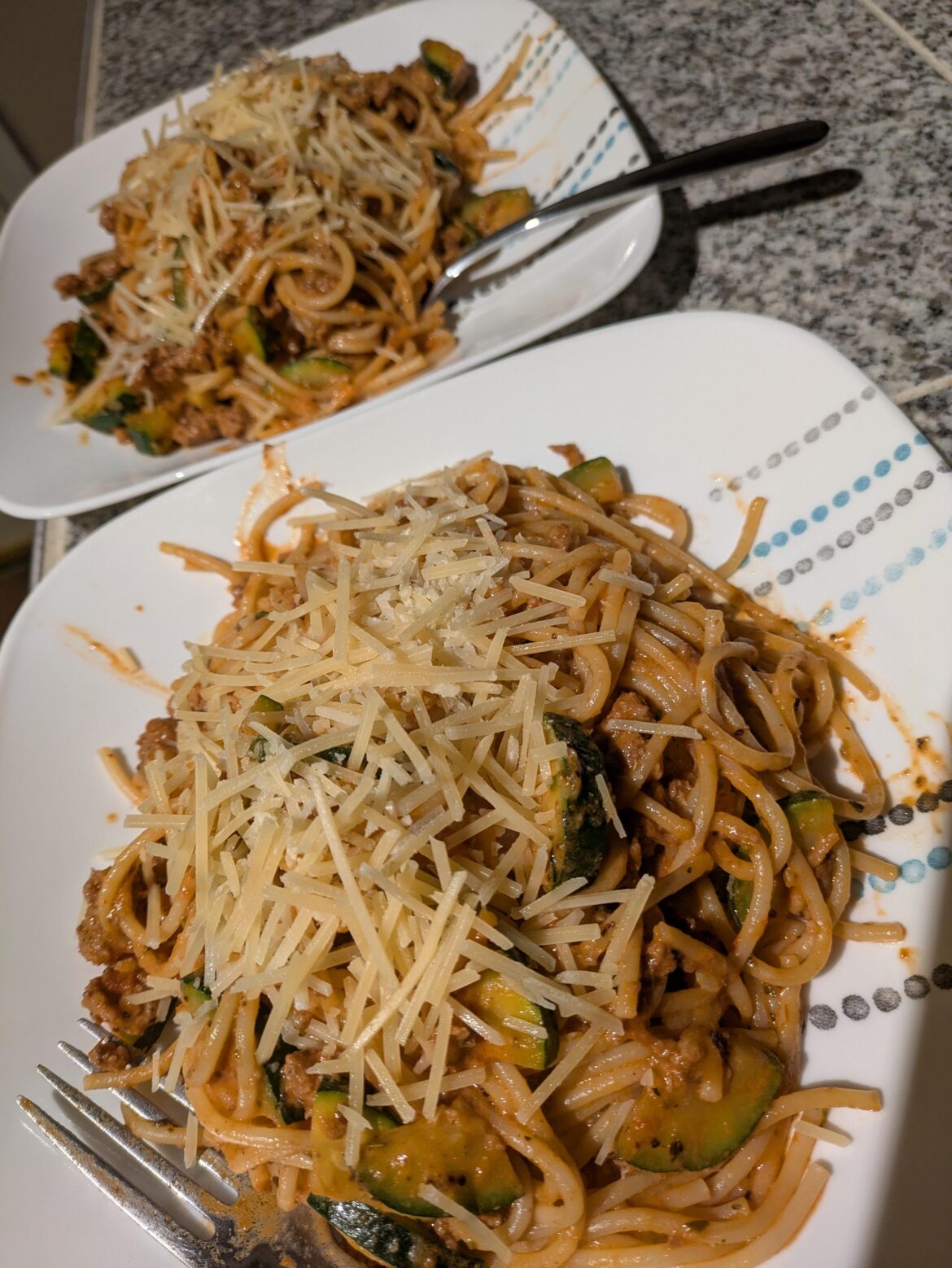 Turkey ragu spaghetti 10/10