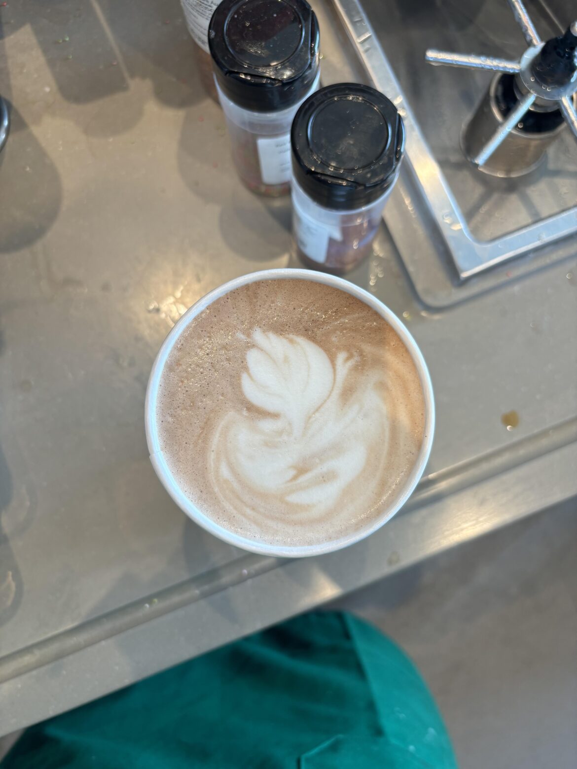First Latte Art Ever!