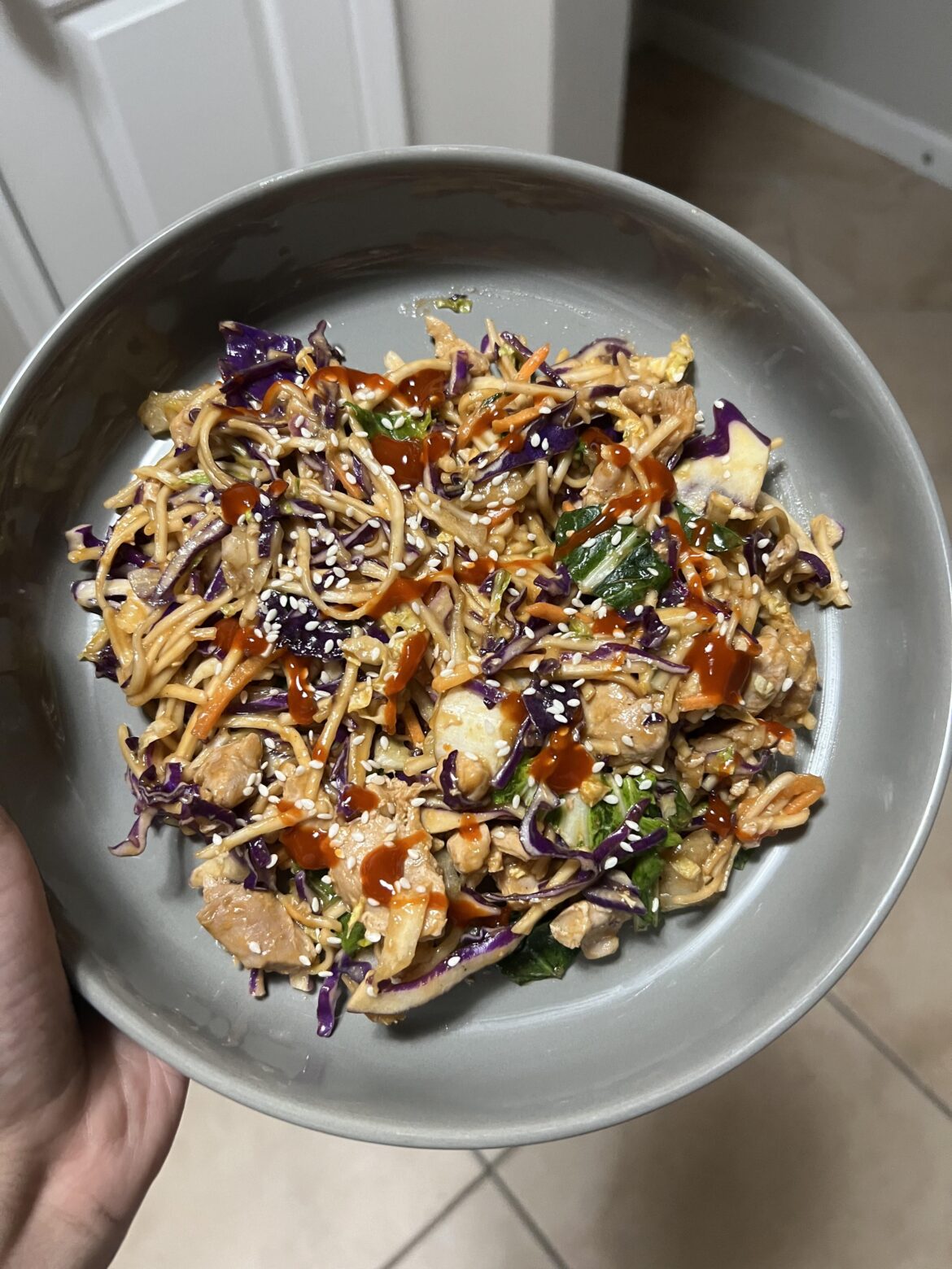 Szechuan Chicken Ramen Stir-Fry