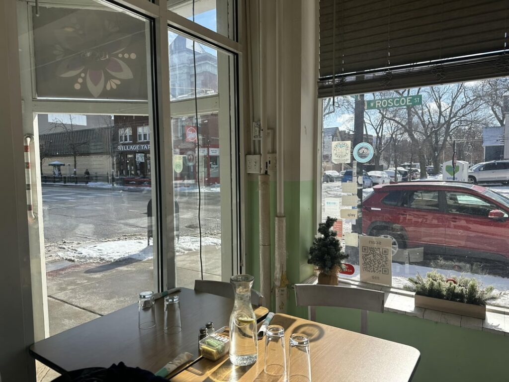 Lucy’s Cafe in Roscoe Village is my favorite sunny diner in the winter. What’s yours?