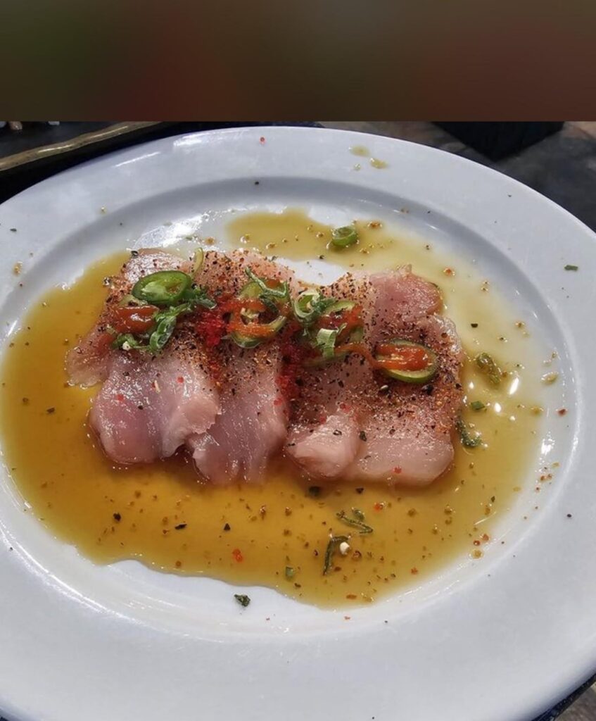 Can anyone help me figure out what item this is on the menu? Swipe right to see menu. Thank you!