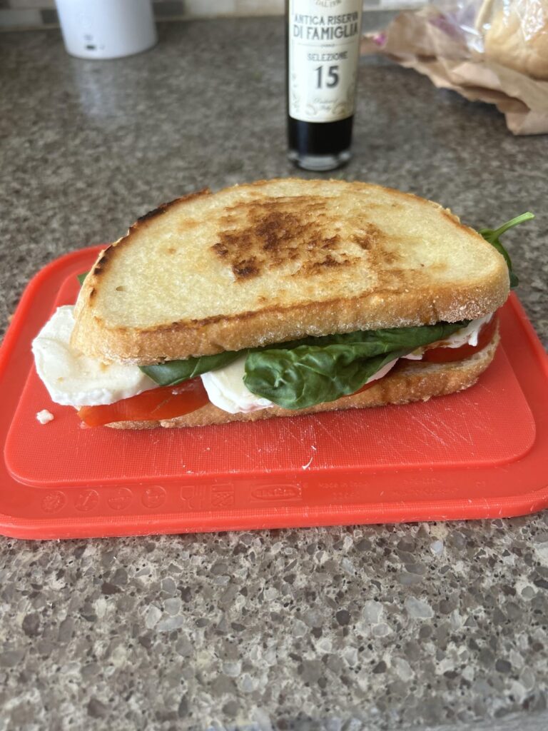 Caprese sandwich