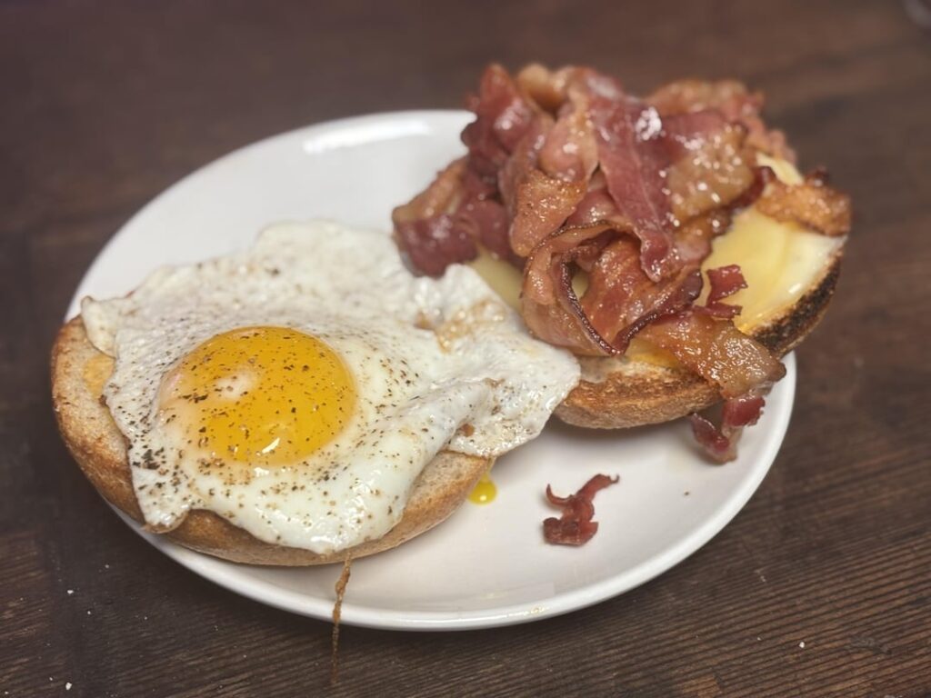 Bacon Egg and Cheese before my shift this morning