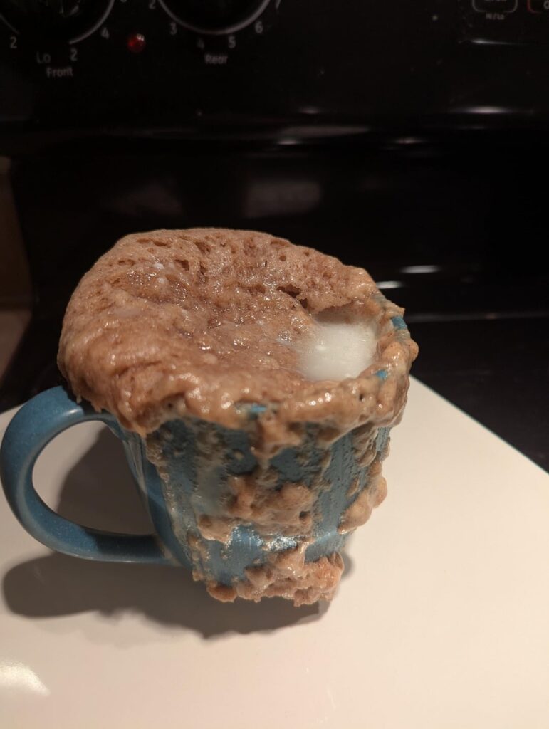 My High Wife's Attempt at a Cinnamon Mug Cake