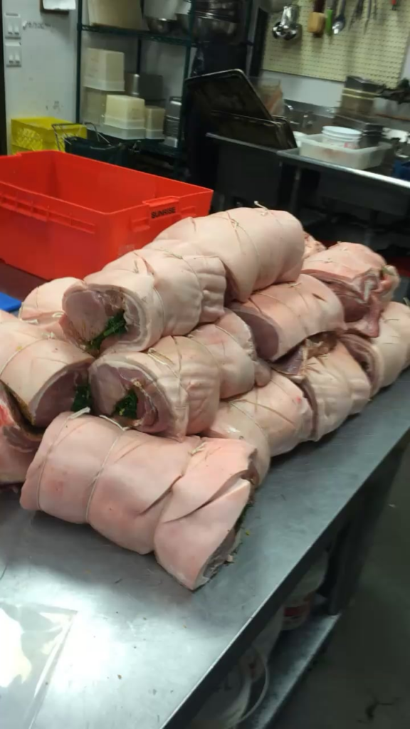 Tenderizing the meat