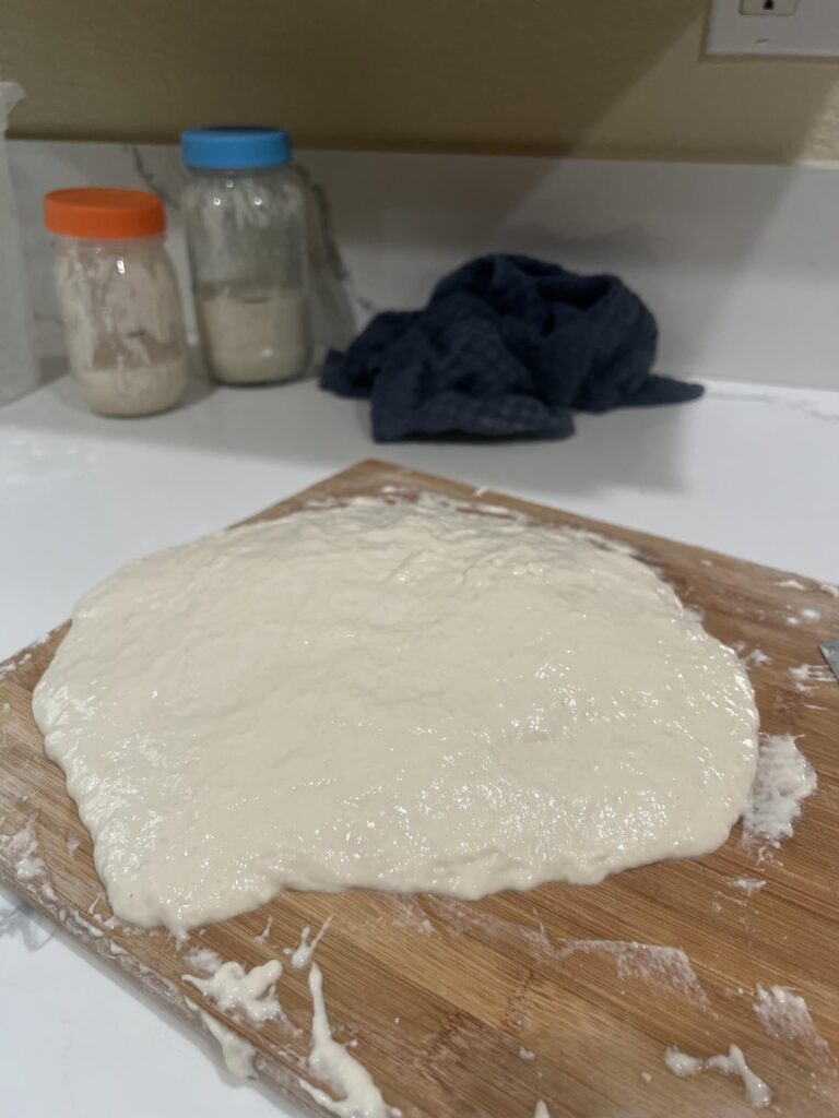 Got cocky and tried 80% hydration… Got cocky and tried 80% hydration…