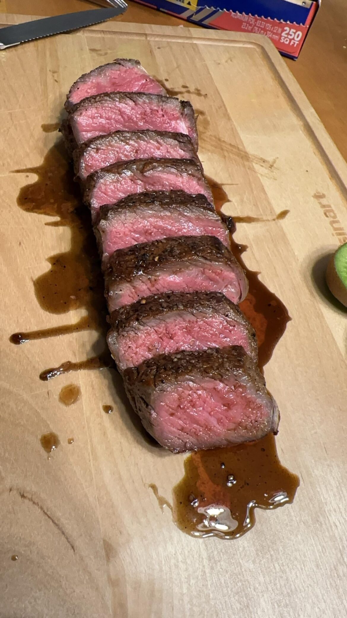 i made a ny strip for the first time