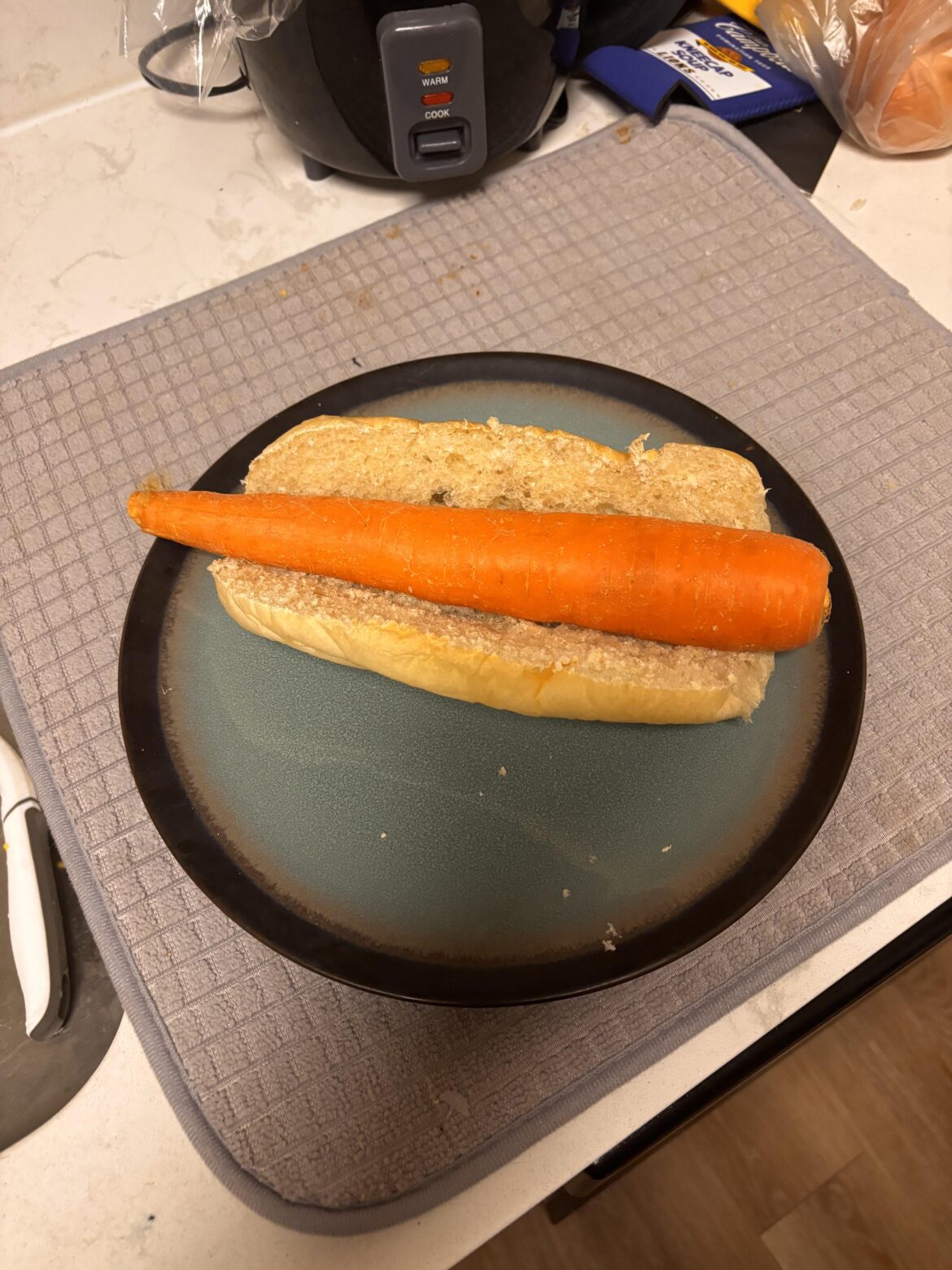 All that was left in the fridge