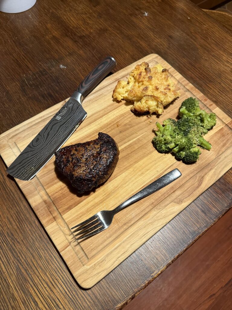 Steak on the cast iron