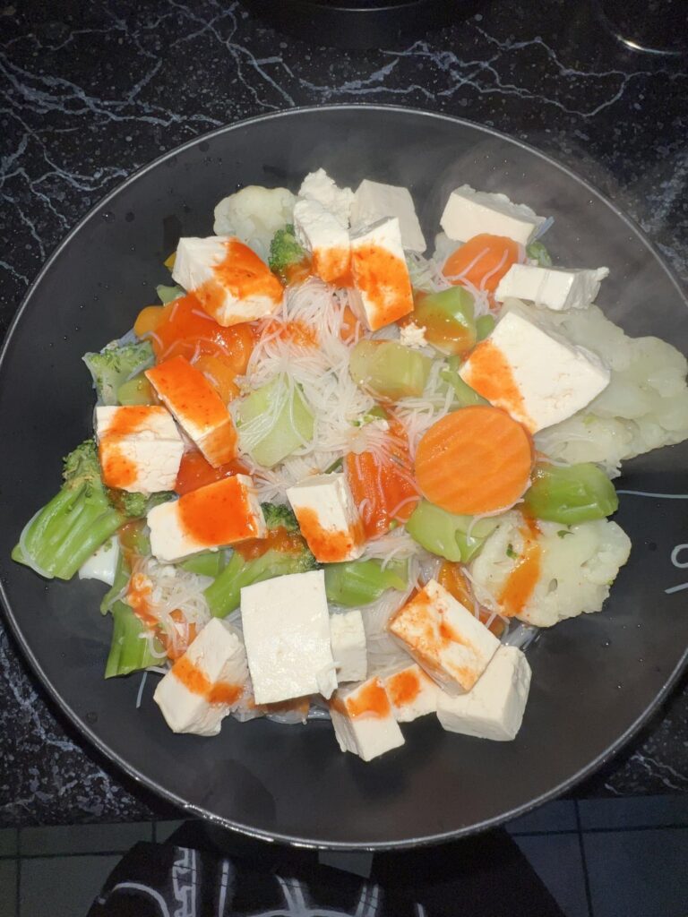 huge noodle plate 🤤