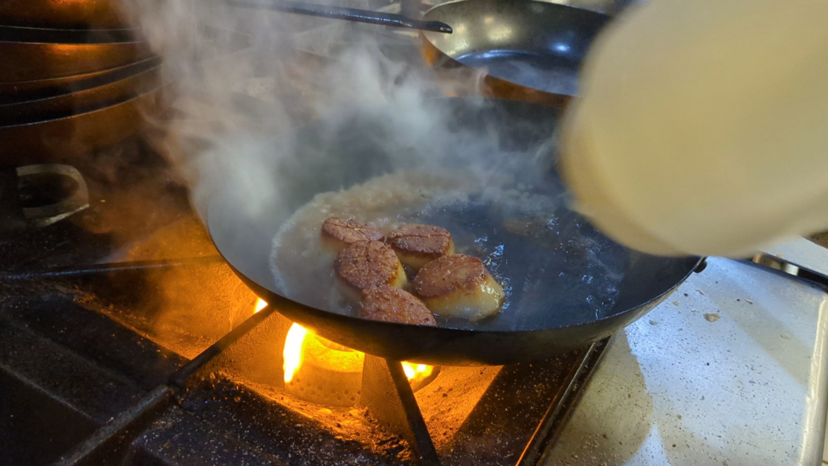 Last order of scallops, Valentine's Weekend