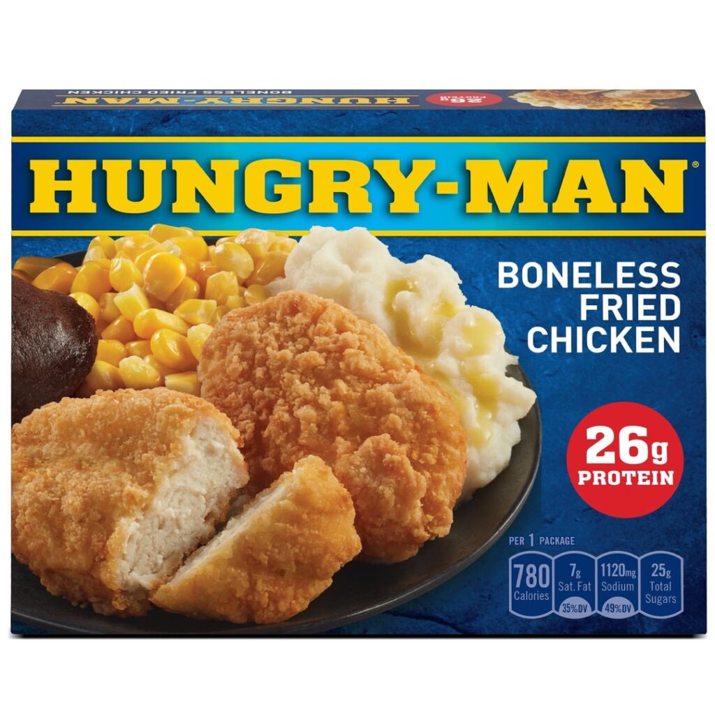 This hungry man meal has 780 calories, does anyone know how many of those are just from the brownie?