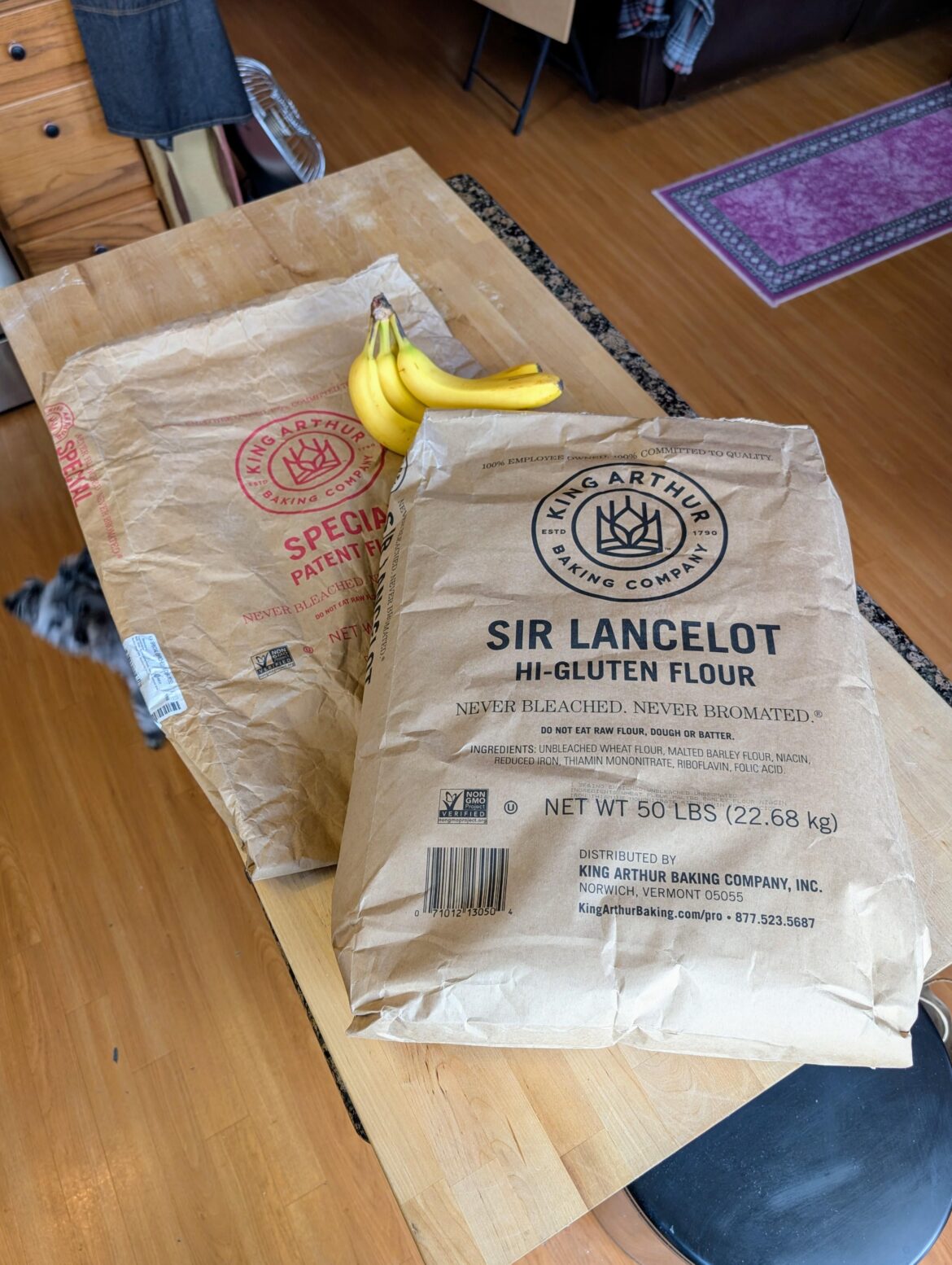 Well the 50 pounds flour lasted me nearly a month