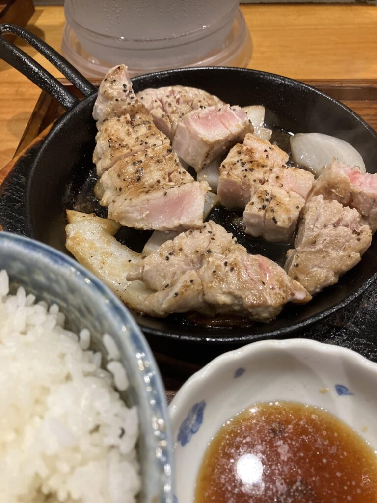 Tonteki (pork chop )lunch