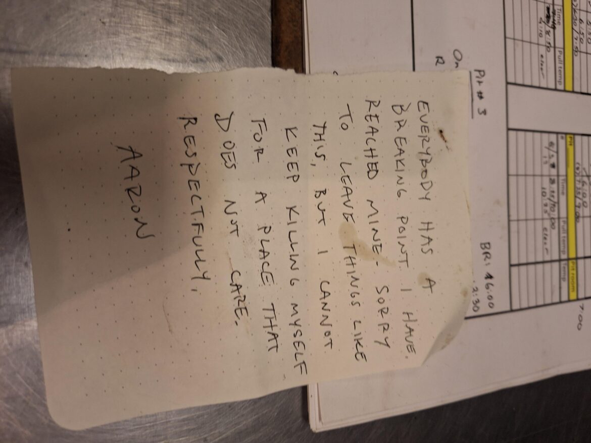 Remember guys it's just a job, mentally you need to do what you gotta do to protect yourself. See you another time bro.