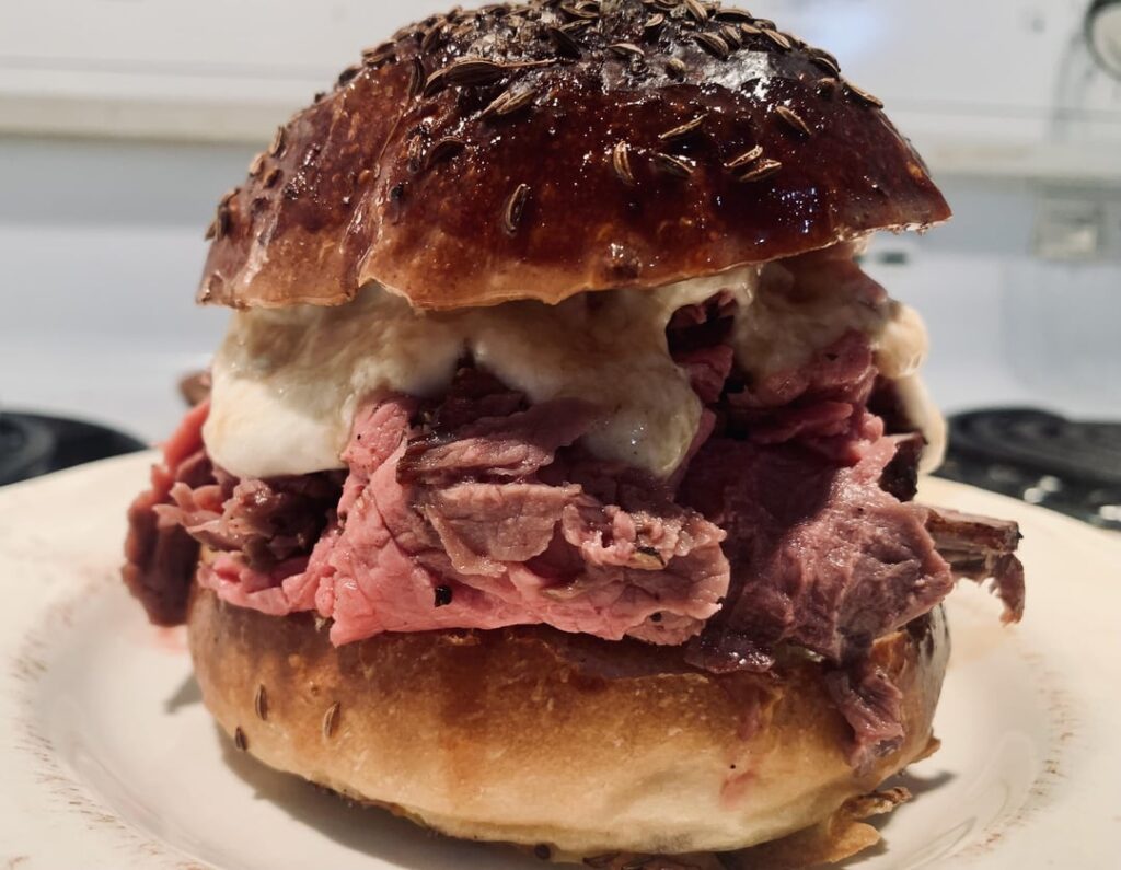Beef on Weck (homemade)