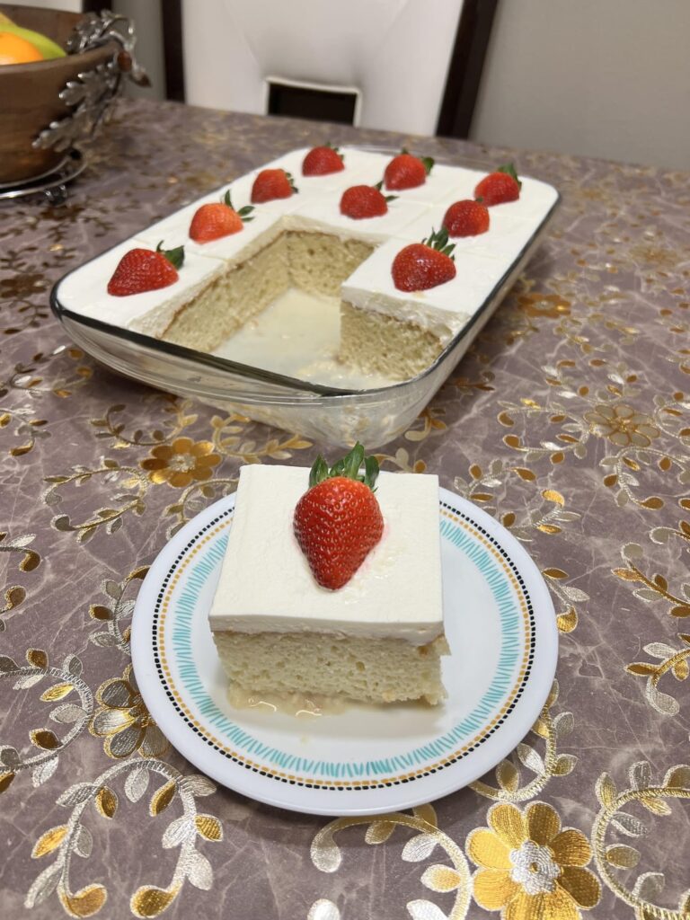 Made Tres Leches Milk Cake for the first time ❤️