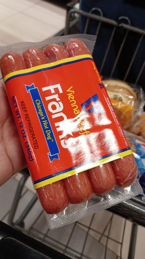 Nothing like football and hot dogs