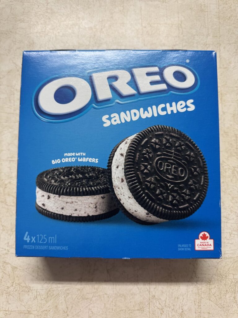 Oreo frozen dessert sandwiches