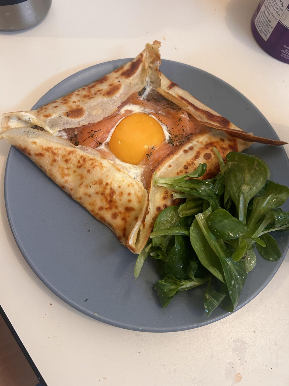 Crepe with an egg!