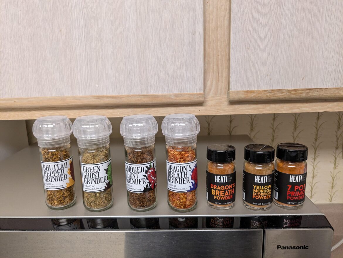 Pepper Grinders and powders have arrived which one should I try first?