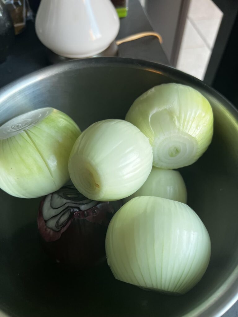 My caramelized onion christening